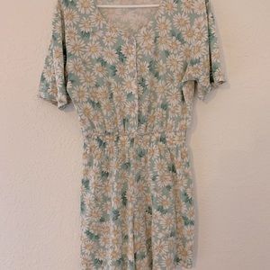 Vintage Katelyn rose daisy romper